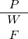 -P--
W
F